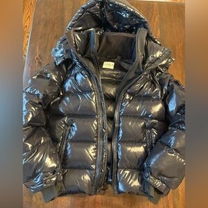 SAM Jacket- kids shiny Black Puffer winter Jacket